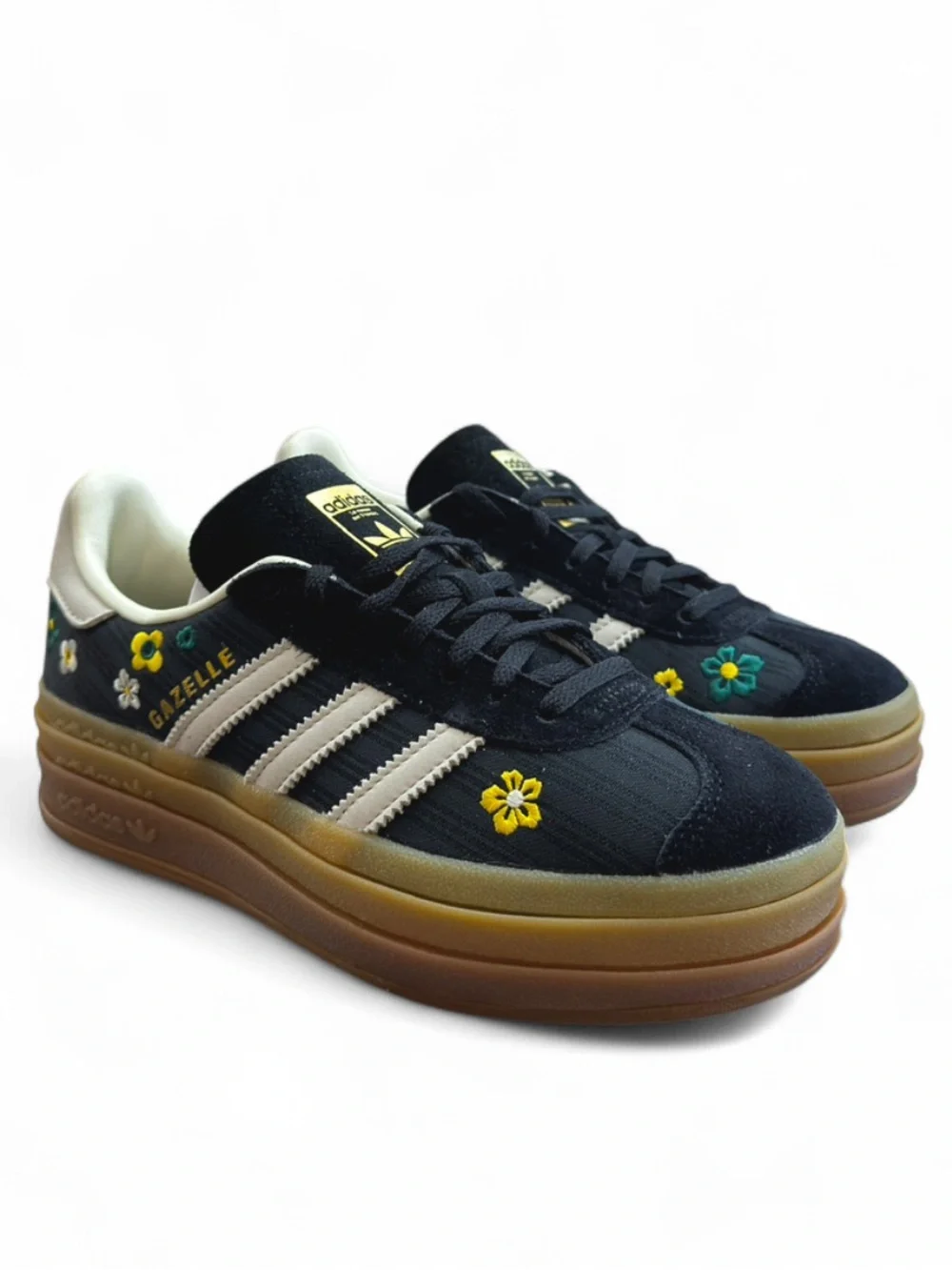 adidas x Liberty London Black/Floral Gazelle Bold Shoes Size US Women’s 10.5